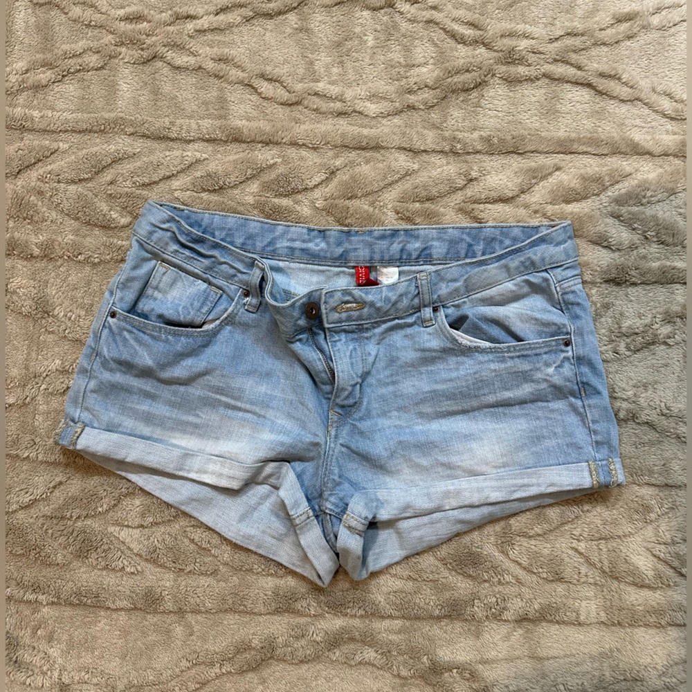 H&M Light Blue Jean Shorts for Women